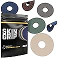 Skin Grip Universal Adhesive Patches for CGM and Insulin Pumps with Cutout (20-Pack) 0.8-Inch Hole, Waterproof & Sweatproof for 10-14 Days, Glucose Monitor Patch, Diabetic Sensor Cover, Basics Pack