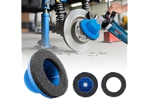 iKALULA Radnabenschleifer Auto, 150mm Radnaben Bürste, Auto Radnabenreiniger, Blau Radnaben Schleifer, Radnabenschleifer für 1/2" Schlagschrauber, Kugelkopfschleifer für Felgenwechsel & Rostentfernung