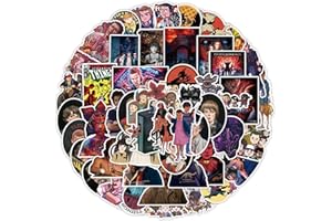 CANVERLENS Strange Funny Things Pacchetto di Adesivi 50 pezzi Decalcomanie in vinile impermeabili per bottiglie d'acqua Computer portatili Auto Skateboard Decorazioni per caverne da uomo