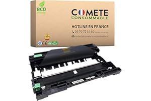COMETE CONSOMMABLE COMETE, Marque française - DR2400-1 Tambour Compatible pour Brother DR2400 DR-2400 - pour Imprimante Brother HL-L2310D HL-L2350DN HL-L2370DN HL-L2375DW DCP-L2510D DCP-L2530DW