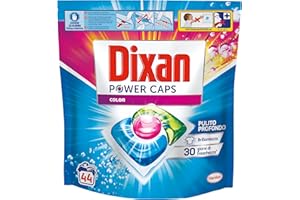 Dixan Power Caps Color, Detersivo Lavatrice in Capsule, Confezione da 44 PZ