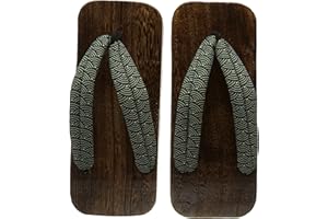 Black Sugar Geta Uomo Tacchi Piccoli Sandali in Legno Pantofola Giapponese Yugata Samurai Tong con Gomma Casa Uscita Costume Cosplay Vestito Giapponese