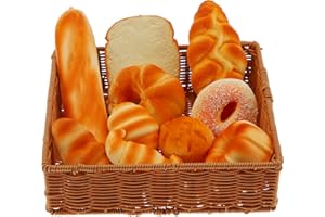 Gresorth 10 PCS Falso Pastel Artificial Pan Set Haz Plato Fotografía cercas Juguete Decoración