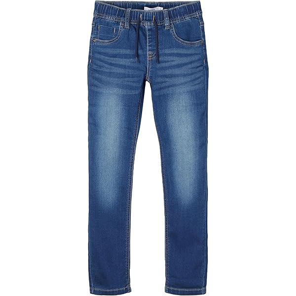 Pantalon Garcon 4 Ans VERTBAUDET Jean Droit Relax Forme Loose Garçon Stone 4A Vertbaudet Garcon