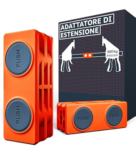 Pinze A Una Mano Wolfcraft PRO MAX - Forza Di Serraggio 250kg, Made In Europe