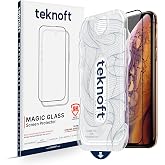 Teknoft iPhone XS-11 Pro i&ccedil;in Kolay Kurulum Kitli Takılırken Camın Altında Kesinlikle Toz Bırakmayan Ekstra G&uuml;&ccedil;lendirilmiş Ta