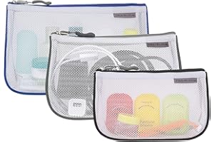 Travelon Set of 3 Assorted Piped Pouches