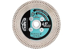 Discos Diamante 115MM para Porcelanico - Doble Cara Disco de Corte y Rectificado Diamante Ultrafino LEKOMESH para Cortar Esmerilar Cerámica Azulejos Mármol Granito,Rosca M14,X Malla