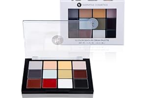 Narrative Cosmetics 12 Color Death FX Quick Drying Cream Makeup Palette for Special Effects - Waterproof SFX Makeup for Professional Makeup Artists