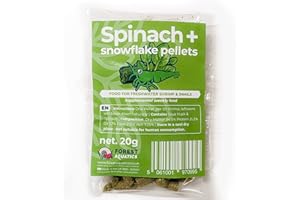 FOREST AQUATICS Spinach Snowflake Food for Cherry Shrimp & All Bottom Dwellers 20g