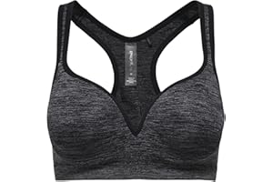 Only Play damski biustonosz sportowy ONPMARTINE, Czarny (Black Detail:melanż), L