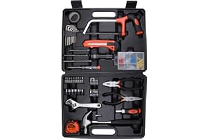 Black & Decker 108 Pieces Hand Tool Kitfor Home & Office Orange/Black BMT108C