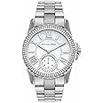 Michael Kors Stainless Steel Analog Multicolor Dial Women Watch-Mk7403, Silver Band