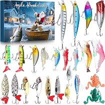Calendrier De L'Avent Pêche 2025 - 24 Leurres Surprises Pour Noël - Idéal Pêcheur Débutant Ou Pro - 7