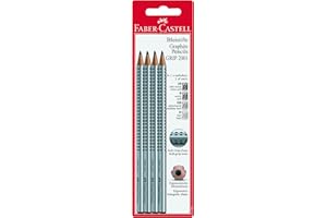 Faber-Castell Grip 2001 117198 - Matite assortite, confezione da 4 pezzi