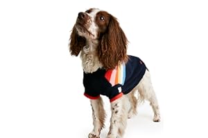 Rosewood Joules Seaport Chenille Stripe Jumper For Dogs, Large