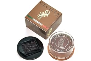 CECILIA 'Signature Formula' Kolophonium für Cello, Kolophonium speziell formuliertes Cello-Kolophonium für Cellobögen (neue "Flüssigform-Mischmethode") mit mitgeliefertem Kolophoniumstreuer