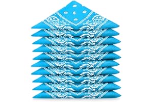 ...KARL LOVEN BANDANA set da 5 10 20 - Motivo Paisley Mandala - 100% Cotone - Spessore Superiore - 20 Colori Esclusivi