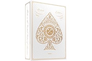 THEORY11 Karty do gry według teorii 11 Biały rzemieślnik | White Artisan Playing Cards by Theory 11