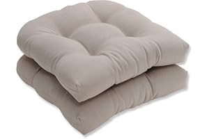 Xpnit 2pcs Seat Chair Cushions Pad 48 * 48cm,Soft Cotton Garden Chair Seat Pads Cushion,Indoor Outdoor Chair Pads for Patio Home Wicker (Grey)