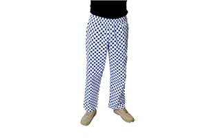 IBEX Unisex-Adult Poly Cotton Classic Professional Chef Trouser Kitchen Uniforms (Sizes Range XS - 5XL)