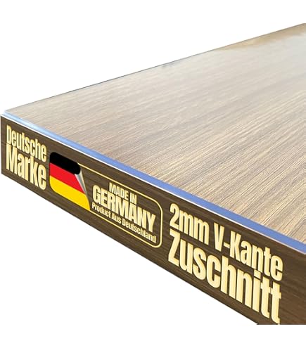SCHMIEDWERK Tafelbescherming transparant op maat in 2mm met comfortrand - glasheldere folie - beschermfolie voor meubels - tafelfolie gemaakt in Duitsland - tafelbeschermingsmat (100x85cm