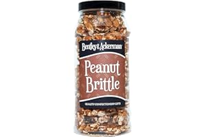 Peanut Brittle - Original Roasted Peanuts In Caramel, Peanut Brittle Sweets Gift Jar by Bentley & Ackerman Sweet Shop.