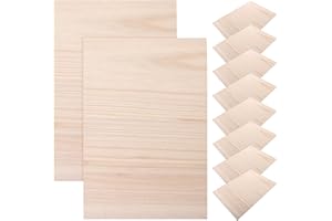 HOMOYOYO 10pcs Breaking Boards Wood Martial Arts Planks Professional Wood Breaking Board, Breakable Taekwondo Rebreakable Board Karate Arts Boards Taekwondo Training Boards for Adults Boxing Equipment- 0. 3cm