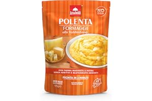 Arnaboldi Polenta con Formaggi alla Valdostana Senza Glutine [4 Confezione da 175g]