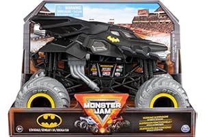 MONSTER JAM - COCHE MONSTER TRUCK BATMAN ESCALA 1:24 METÁLICO - 6067612 - Coches para Niños - Juegos Infantiles - Juguetes Niños 3 años +
