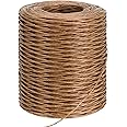 Opopark 2mm Floral Wire,656 Feet Bendable Vine Bind Wire for Floral Bouquets Wrapping,Floristry Arrangement and Crafts(Brown)