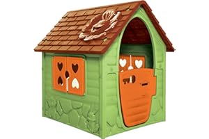 thorberg Spielhaus Kinderspielhaus blau,rosa oder grün (Made in EU) Kinderhaus (Grün)