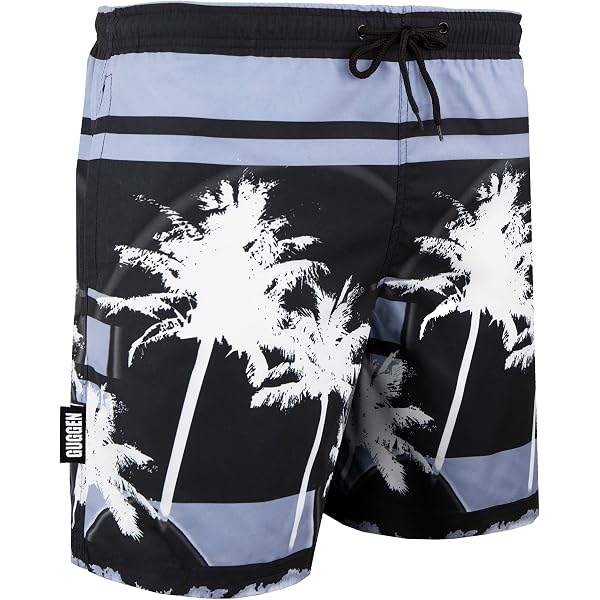 Dminyak Herren-Badehose – Schnelltrocknend, Mit Netzfutter & Verstellbarem Kordelzug (Türkis)