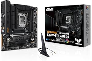 ‎ASUS ASUS TUF Gaming B760M-BTF WiFi D4 Mainboard Sockel Intel LGA 1700 (Intel B760, mATX, DDR4 Speicher, PCIe 5.0, 2X M.2, WiFi 6, Thunderbolt 4, Aura Sync)