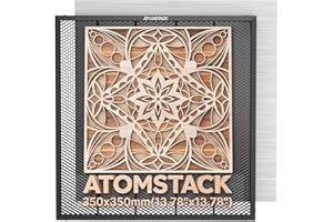ATOMSTACK F2N Lit laser en nid d'abeille 350 × 350 mm conçu pour les stations de travail de gravure laser. Dispose d'une coque en métal compatible avec la plupart des machines de gravure.