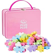 PLUS-PLUS Tubo BIG 15 Pezzi Glitterati – Gioco Di Costruzione Danese Per Bambini Da 1 Anno In Su