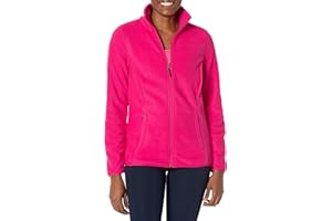 Amazon Essentials Femme Veste à Fermeture Éclair intégrale, en Polaire Douce, Coupe Classique (Grandes Tailles Disponibles)