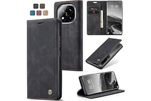 owlhold Coque Xiaomi Redmi Note 14 Pro 5G Housse Redmi Note 14 Pro Plus[Pas pour 4G] Housse en Cuir PU Premium Fentes Cartes Etui Pochette Portefeuille avec Fonction Rabat Xiaomi Poco X7 5G -Noir