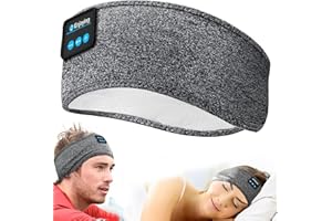 GLOBAL TECH Headband Headphones – Wireless Sport and Sleep Headphones Headband – Sweatproof Music Bluetooth Headband - Comfortable Soft Sleeping Headphones – Cool Gadgets for Men Women – Universal Fit