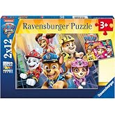 Ravensburger 51519 Paw Patrol &Ccedil;ocuk Puzzle, 2x12 Par&ccedil;a