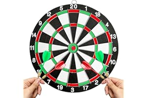 YJSDDNTY Bersaglio per freccette, punta in metallo, X4, set professionale con attrezzo per freccette, supporto da parete (12 pollici)