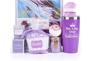 Euakee Regalo Aniversario para Mujer - Set de Regalo para Mejor Amiga, Novia, Esposa - Ideas para Cumpleaños, Navidad, Día de la Madre, San Valentín (Violeta)