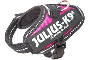 Julius-K9, Arnés IDC Power, Tamaño: 3XS / Baby 1, Rosa Oscuro