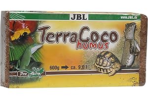 JBL 7102600 Podłoże do Wszystkich Rodzajów Terrariów, 600 g/9 l, Brązowy