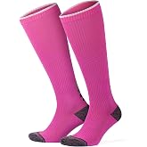 GoWith Erkek ve Kadın İ&ccedil;in Renkli Havlulu Dikişsiz (20-30 mm Hg) Basın&ccedil;lı U&ccedil;uş Seyahat &Ccedil;orabı 3595
