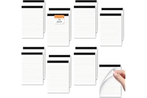 Aidunmis Writing pads 4 * 6 Tear off Pads-US-14 Pieces-Black