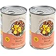 Traditional British Tinned Chunky Steak, Hearty Pieces of British Beef in a Rich Gravy, Ideal as a Pie Filling - 2 x 400g