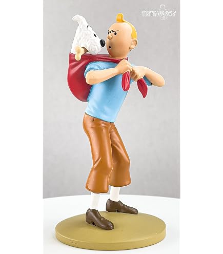 Moulinsart Figurine Tintin Résine 12 Cm - Collection Officielle Moulinsart (42186)