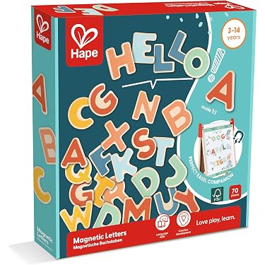 Sevi Magnetische Buchstaben – Lernset Zum Lesen Und Schreiben, Für Kinder Ab 3 Jahren