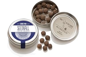 Seedball Shade Mix Seed Bombs (Wild Flower Tin) – 20 Seed Balls Per Pack | British Wildflower Seeds for Shady Areas - Clay Seed Bomb Designed for Planting in Areas of Dappled Sun and Shade